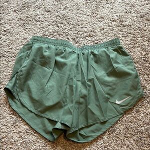 Nike Women's Green Running Shorts